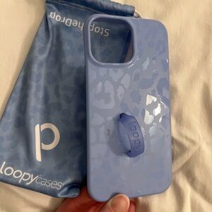 Loopy Case Light Blue Leopard 13ProMax